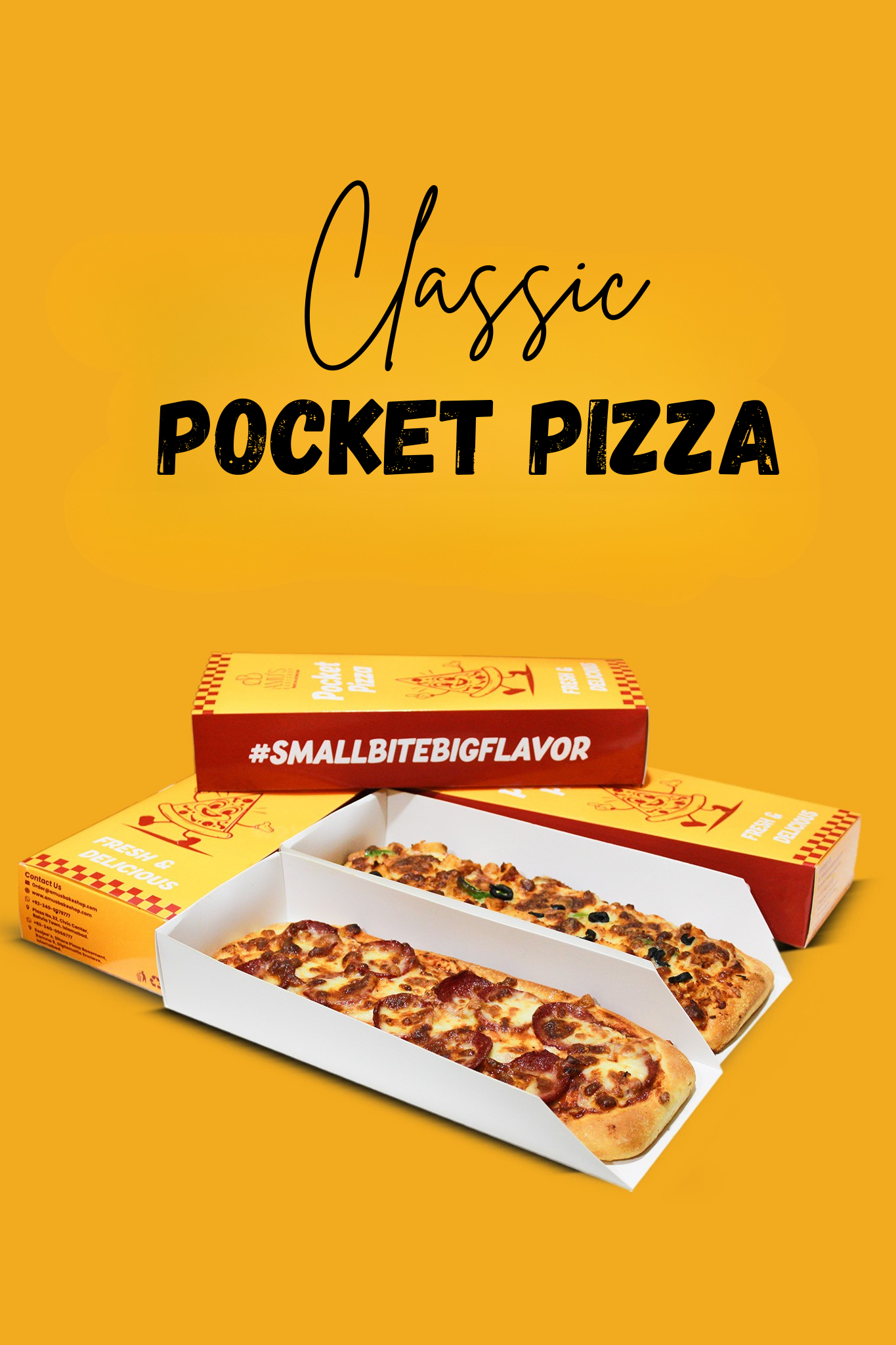 CLASSIC POCKET PIZZA
