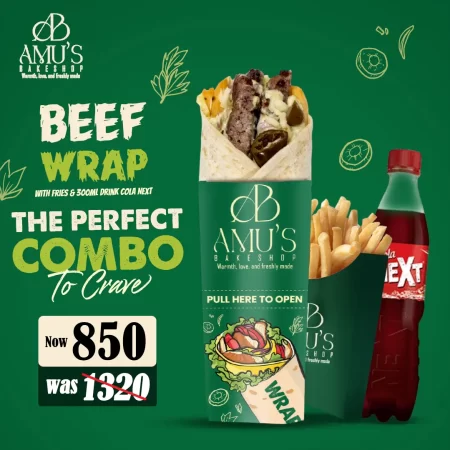 Beef Wrap (Combo Deal)